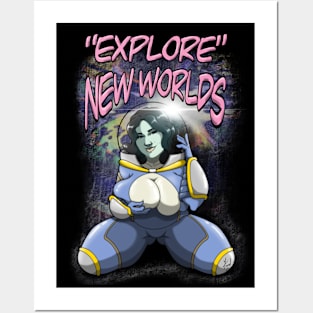 Explore new worlds Posters and Art